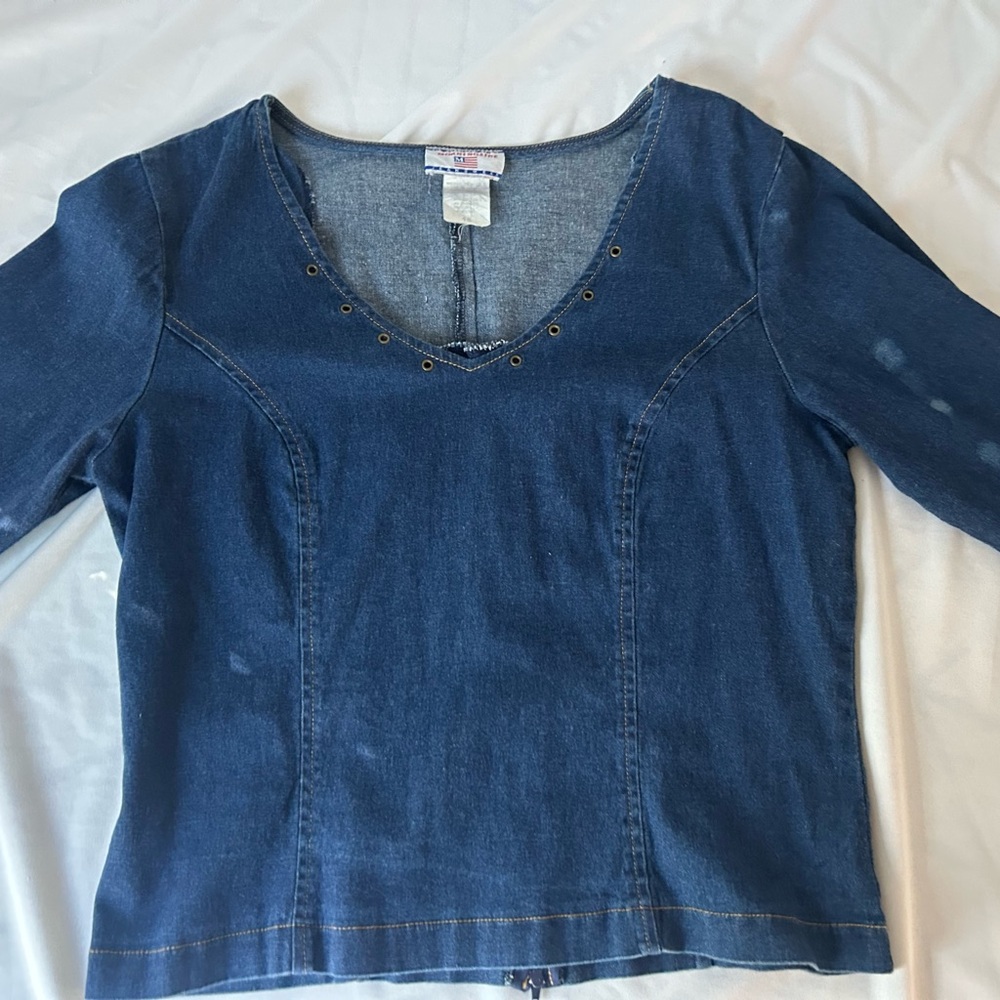 Blue Denim Top
